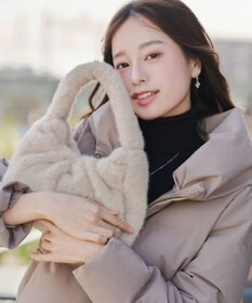 Tiaclasse 【安田美沙子さん着用】フェイクファーバック