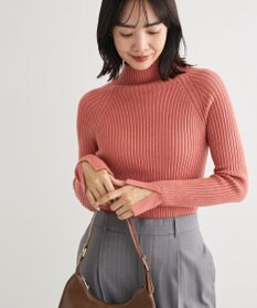 Green Parks ・Ｐｅｔｉｔ　Ｆｌｅｕｒ　ボトルネックリブニット