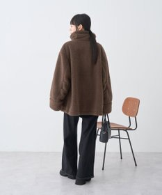 earth music&ecology ボアZIPブルゾン