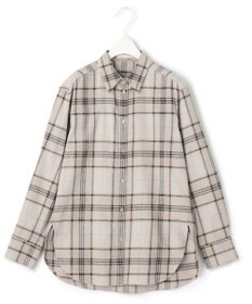ICB 【洗える】コットンカポックチェック シャツ