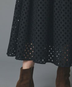 GRACE CONTINENTAL メッシュカットワークスカート