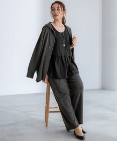 23区 L 【Lサイズ限定/好評につき新色追加】ナチュラルコットンベア タンクトップ