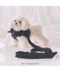 PET PARADISE cherircouture フリフリリード 《ブラック》ＳＳ～Ｓ  小型犬