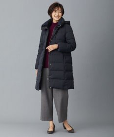 J.PRESS LADIES S ブラッシュドマルチポリ ロング ダウンコート