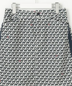 23区GOLF 【WOMEN】【ストレッチ】ハンタードッグ柄 スカート