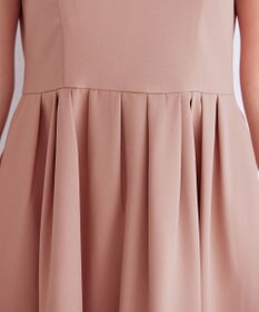 Tiaclasse 【洗える】タックフレアワンピース