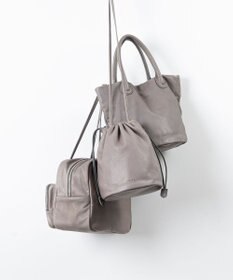 FOLNA RD ソフトレザーフロントポケットボストンバッグ