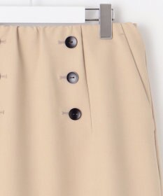 自由区 【洗える】オックスストレッチストレート スカート