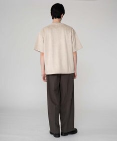 WEGO 【ユニセックス着用ITEM/MLサイズ展開】フェイクスウェードエンボスロゴT（SS）