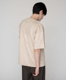 WEGO 【ユニセックス着用ITEM/MLサイズ展開】フェイクスウェードエンボスロゴT（SS）