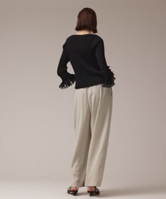 GRACE CONTINENTAL サテンワイドパンツ