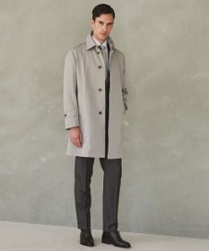 GOTAIRIKU ダウンライナー装着可【半裏仕様】コットンポリエステル ステンカラースプリングコート(25年春夏モデル)