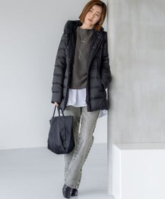 23区 【VERY掲載/新色追加】シレータフタ ミドル丈 ダウンコート