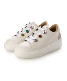 MODE ET JACOMO <MODE ET JACOMO>厚底ビジュースニーカー