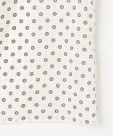 J.PRESS LADIES 【洗える】ジオメトリックプリント ブラウス