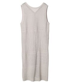 Green Parks すかし柄ロングベスト