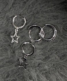 WEGO L4Pモチーフリングピアス