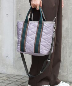 FOLNA RD ダイヤキルティング 2WAYトートバッグ