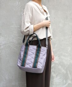 FOLNA RD ダイヤキルティング 2WAYトートバッグ