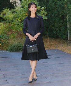 Tiaclasse 【安田美沙子さん着用・4way /2TYPEハンドル】パールチェーン付きハーフフォーマルミニバッグ