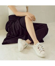 MODE ET JACOMO <MODE ET JACOMO>厚底ビジュースニーカー