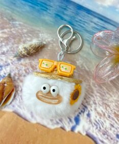 WEGO サマバケ麦わらモンスターぬいぐるみキーホルダー