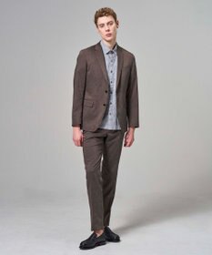 JOSEPH HOMME 【新型】アブストラクトジャガードストレッチ 　レギュラーカラー半袖シャツ