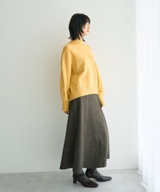 YECCA VECCA ワイドリブニット