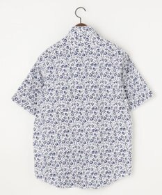 JOSEPH ABBOUD 【サスティナブル】コットンリヨセルリネンフラワープリント シャツ