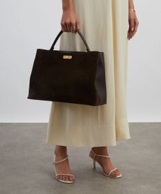 LIBERTY. バーリントン スエード トップハンドル バッグ