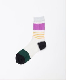 TRICOTE シアーボーダーソックス