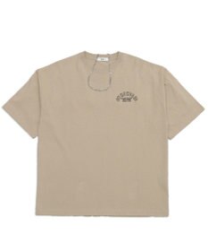 WEGO 【ユニセックス着用ITEM】アクセ付きストレートロゴT（SS）