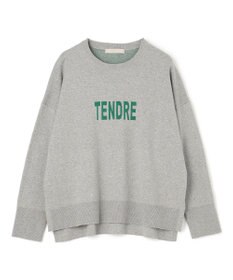 UNFILO 【新色追加】スウェットライク ロゴニット