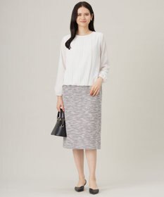 自由区 L ロイヤルシフォン ブラウス