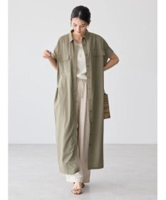 AMERICAN HOLIC 接触冷感＋ＵＶカットＷポケットシャツワンピース