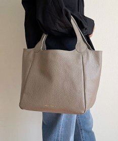 Hekhèr Le Style de Vie 【日本製/セレモニーにも】シュリンクレザー ハンドバッグ medium