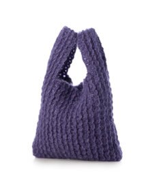 UNBILLION カシュカシュ cachecache / 柄編みニットショッパーバッグ