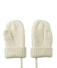 MIKI HOUSE HOT BISCUITS 【1-5歳】 ケーブル編みミトン