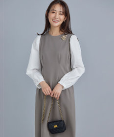 組曲 S シャツスリーブポンチ ワンピース