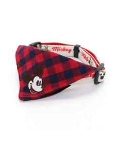 PET PARADISE ディズニー ミッキーマウス プルート  散歩柄首輪【ＳＳ】 小型犬