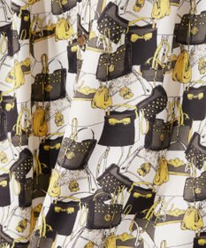 GRACE CONTINENTAL バッグモチーフプリーツスカート