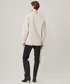 ICB L 【洗える】コットンシェニール コクーンスリーブニット