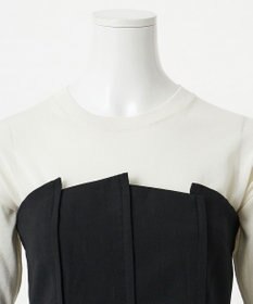 23区 【エステータ】ウールリネン ビスチェ