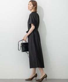 23区 L 【洗える】トリアセスラブストレッチ ワンピース