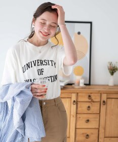 WEGO 【新色追加/手洗い可/綿100%/MLXLサイズ】クルーネックプリントTシャツ