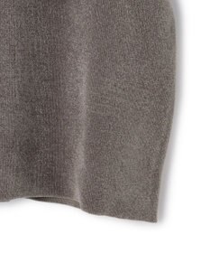 23区 【SLOW/一部店舗限定】ベロア風ニット パーカー