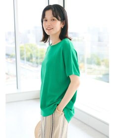 CRAFT STANDARD BOUTIQUE UVカット/接触冷感/洗える/ 半袖ニットプルオーバー