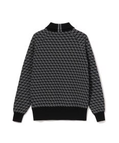 ZERO HALLIBURTON 【セットアップ可能】 モノグラム柄 ハーフジップニット ZHG-W5A4b 85137