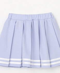 ANY KIDS 【洗濯機可能/吸汗速乾】ドライタッチ プリーツスカパン