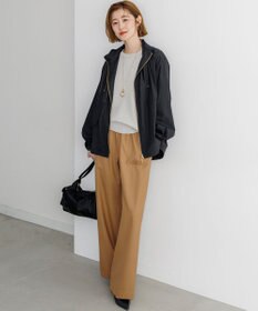 23区 ライトナイロンタイプライター 2WAYアノラックブルゾン